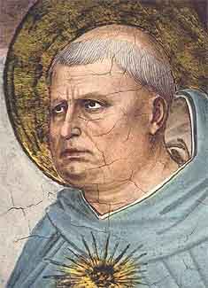Tomáš Akvinský. (Kredit: Fra Angelico kolem 1440, volné dílo).