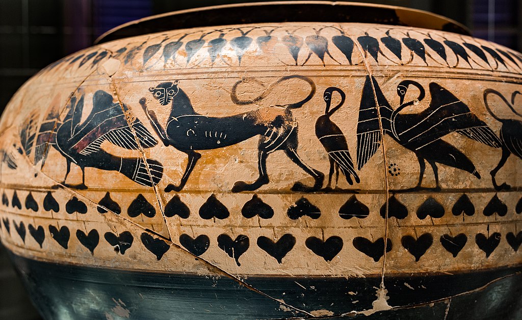 Athénská černofigurová keramika Solónovy doby. Kredit: ArchaiOptix, Wikimedia Commons. Licence CC 4.0.