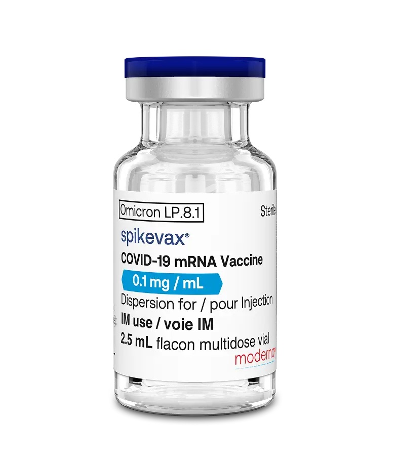 mRNA vakcína Spikevax. (Kredit: MODERNA)