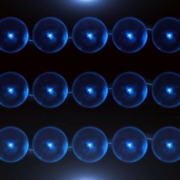 Iontové kvantové počítače využívají qubity z iontů. Kredit: NSF.
