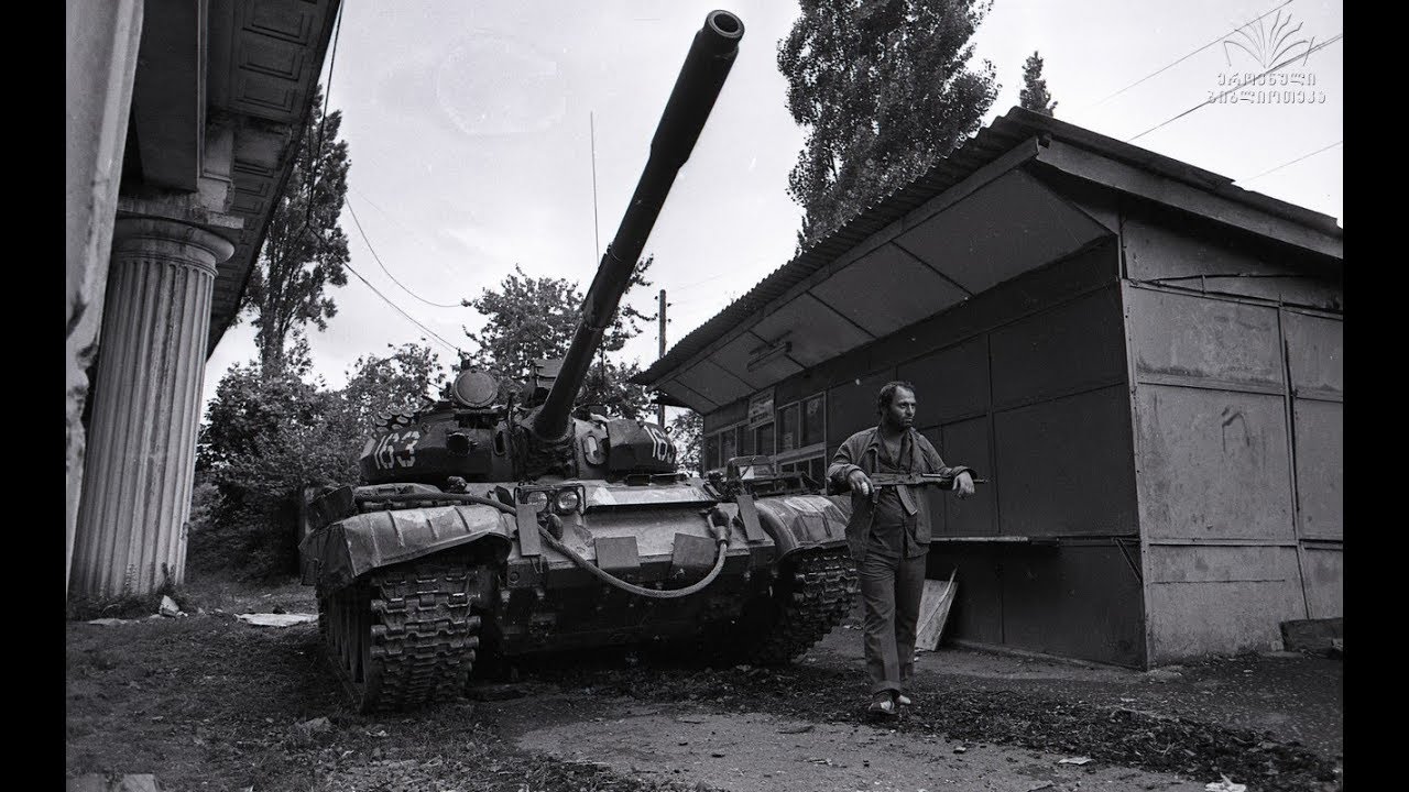 Gruzínsko-abcházský konflikt, 1992–1993. Foto archiv.