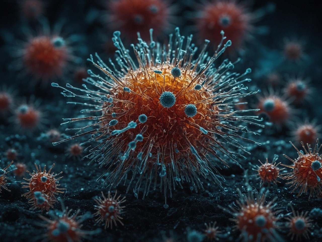 Virus, free stock illustration. Kredit: Pixabay.