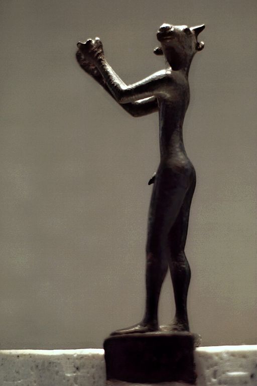 Snad nejstarší zpodobnění Mínótaura, pozdní 8. století před n. l. Kredit: Wikimedia Commons.