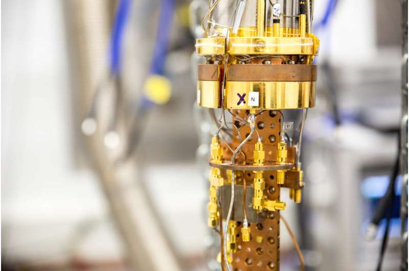 Experiment s časovými krystaly. Kredit: Mikko Raskinen/Aalto University.