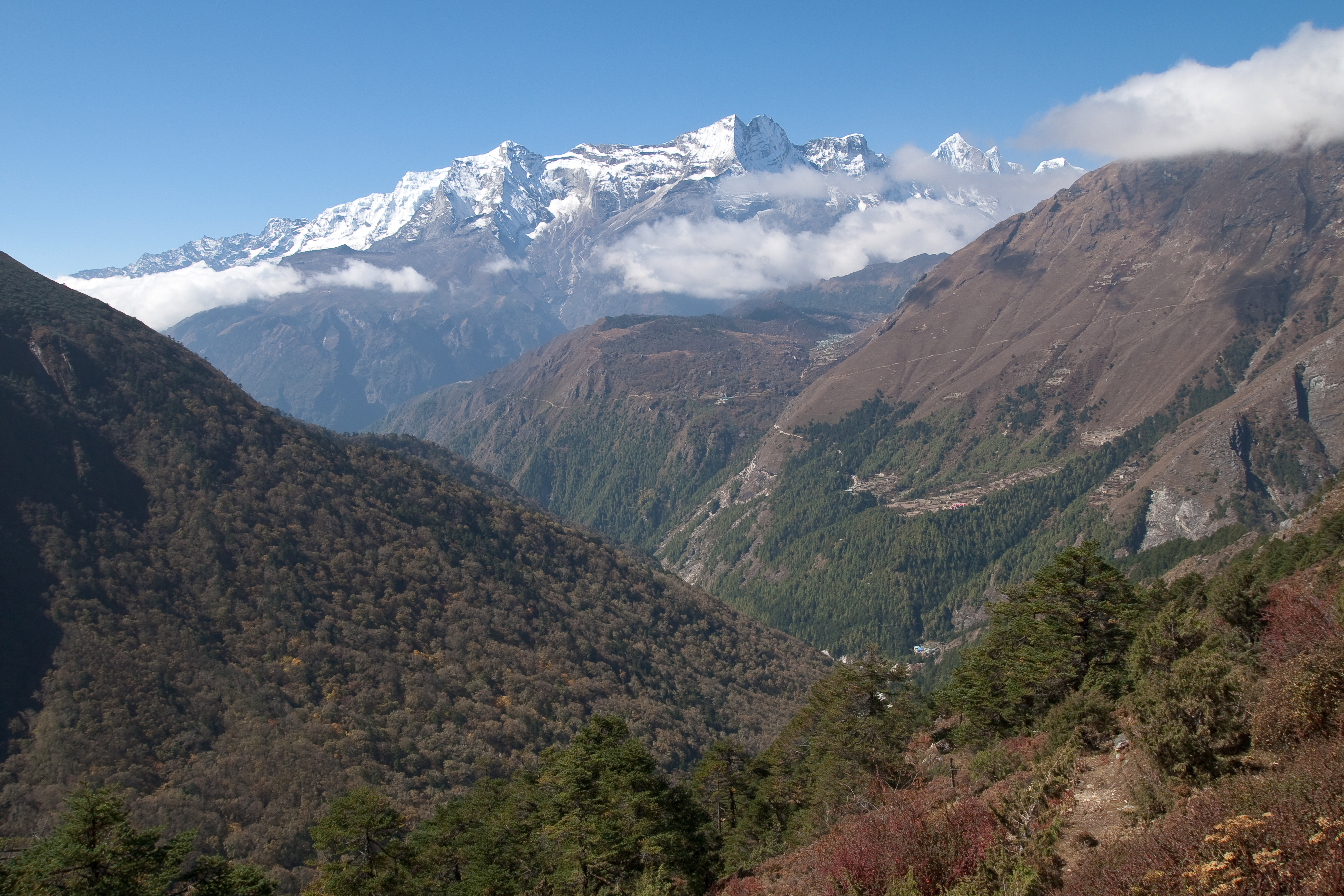 Národní park Sagarmatha. Kredit: Vyacheslav Argenberg. Wikimedia.