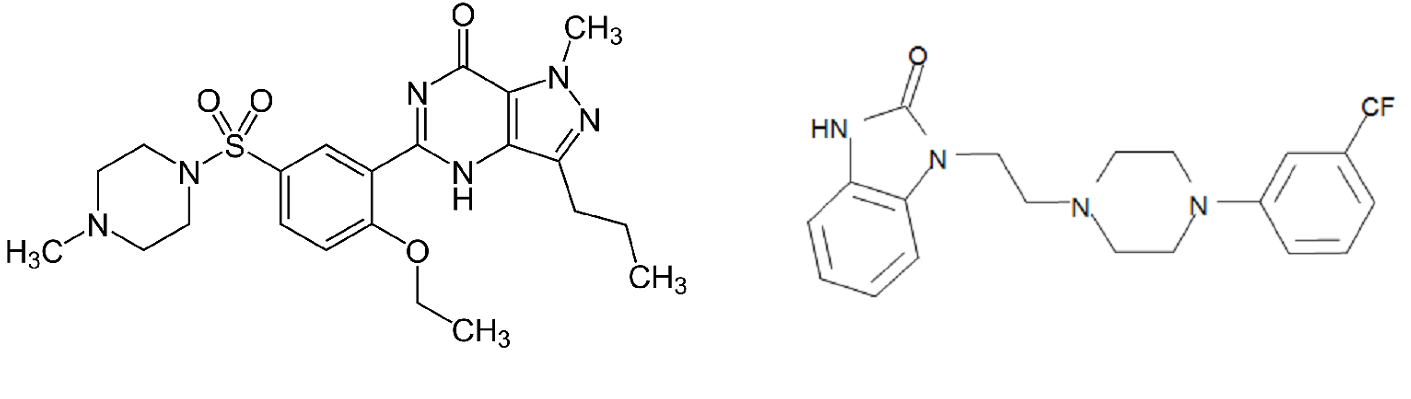 Sidenafil a flibanserin (modrĂˇ a rĹŻĹľovĂˇ viagra)