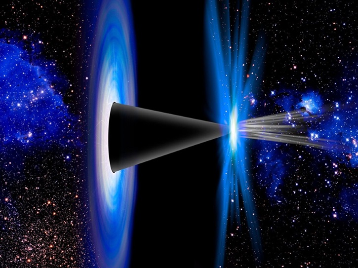 Zrodil se náš vesmír z nitra černé díry? Nitro černých děr a počáteční stav vesmíru mají mnohé podobné aspekty. Na druhou stranu, mají také některé rozdíly. Zdroj: https://cdn.mos.cms.futurecdn.net/