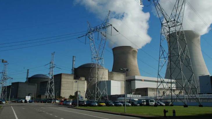 Elektrárna Doel v Belgii (zdroj Electrabel).