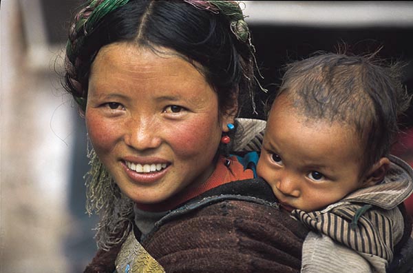 tibetská žena
